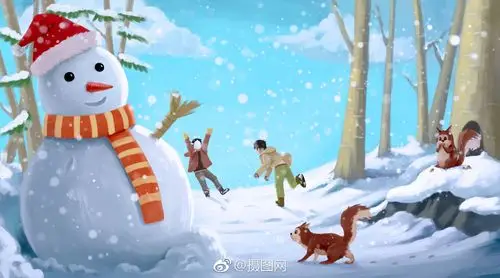 雪中漫步,打雪仗,堆雪人,滑雪,当然还有回家
