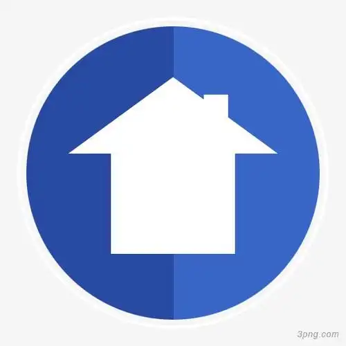 网站返回主页超大圆形扁平化风格网页设计集图标12