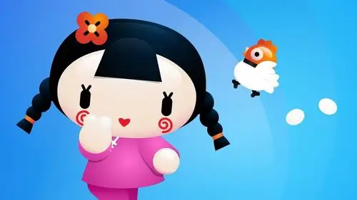 安卓动漫 卡通 pucca 中国娃娃 可爱手机壁纸