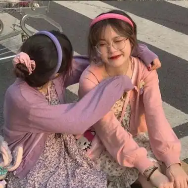 闺头两人2021高清好看的2021头像闺蜜真人图片