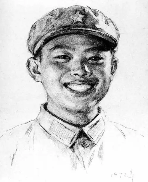 亦臻神逸 -- 靳尚谊素描头像