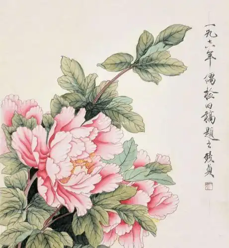 三大名家的牡丹作品合集百看不厌