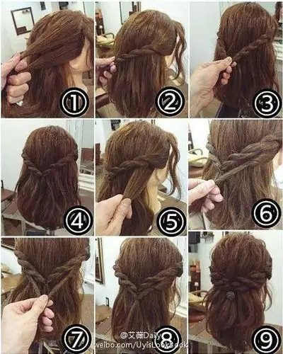 8款中长发编发*