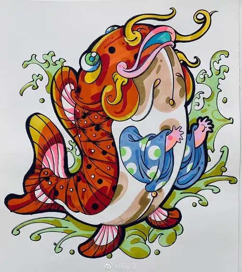 马克笔手绘一|插画|创作习作|菠萝正_原创作品-站酷zcool