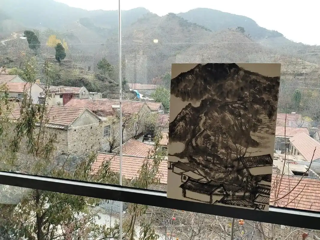 赵雷山水画 #虚无斋 #原创  - 抖音