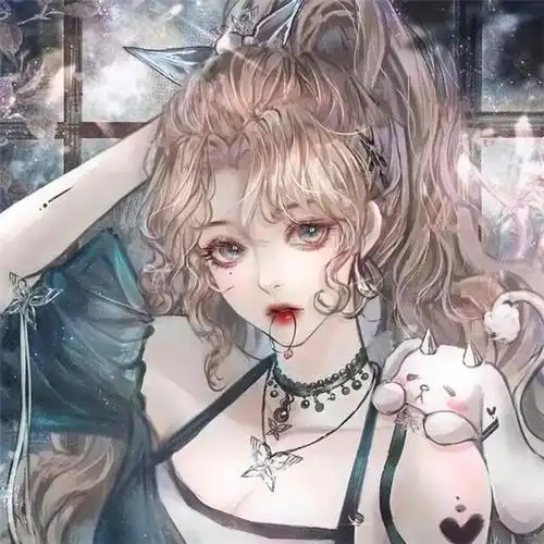 成熟动漫女头像唯美有气质 高清好看的魅力女人卡通头像图片