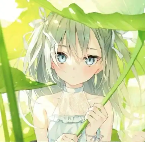 森林系动漫女生头像