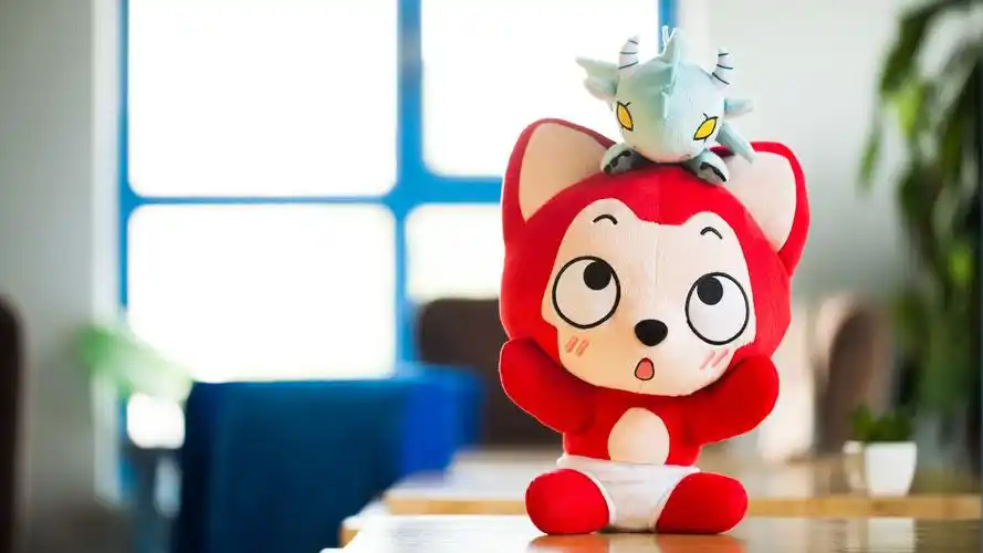 超萌阿狸公仔萌萌的阿狸桌面壁纸