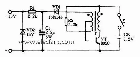 电池供电的升压电路