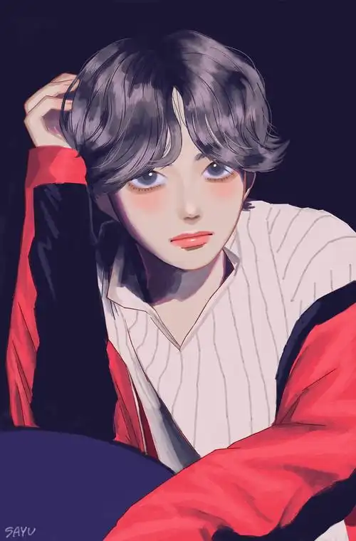 金泰亨手绘,搜图不易,留图请点赞,专辑内所有图片均有才阿米所绘,我