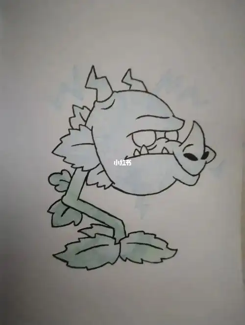 植物绘画雷龙草