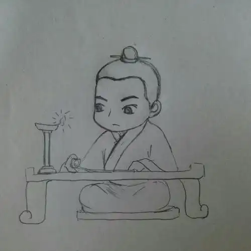 挑灯夜战 苦读文章 这小嘴撇的.