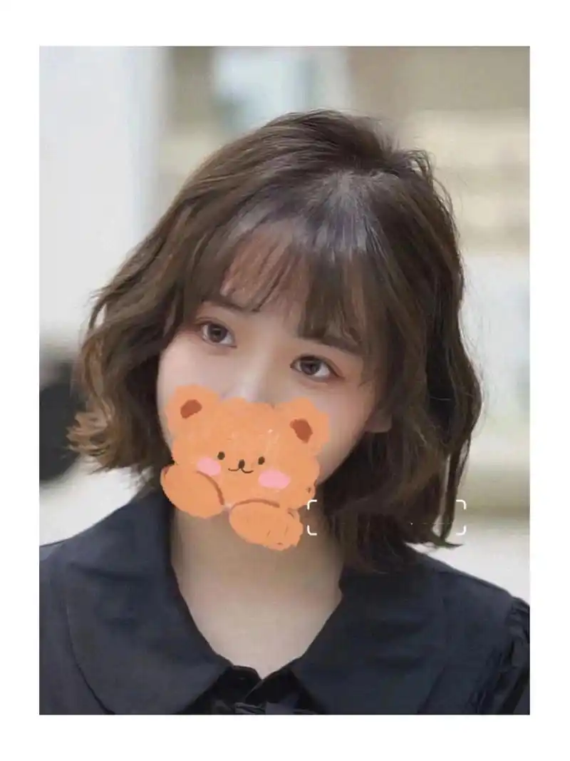 减龄温柔娃娃脸烫发73圆方脸显脸小 青岛烫发 法式烫 木马卷 春夏