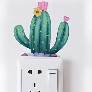 家用开关贴纸 创意可爱墙贴插座贴画装饰开关贴纸 墙面自粘式贴纸