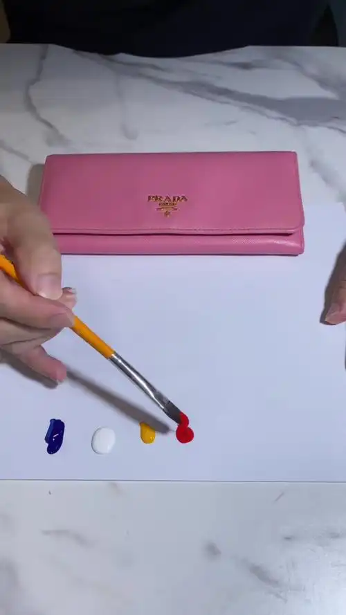 粉色调色教程#奢侈品修复培训 #调色教程  #奶油调色 #颜料调色