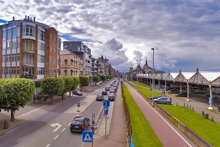 比利时,房屋,道路,antwerpen,街道,城市,照片