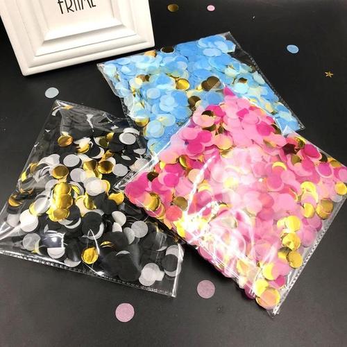 5 cm mixed confetti aluminum foil round sequins