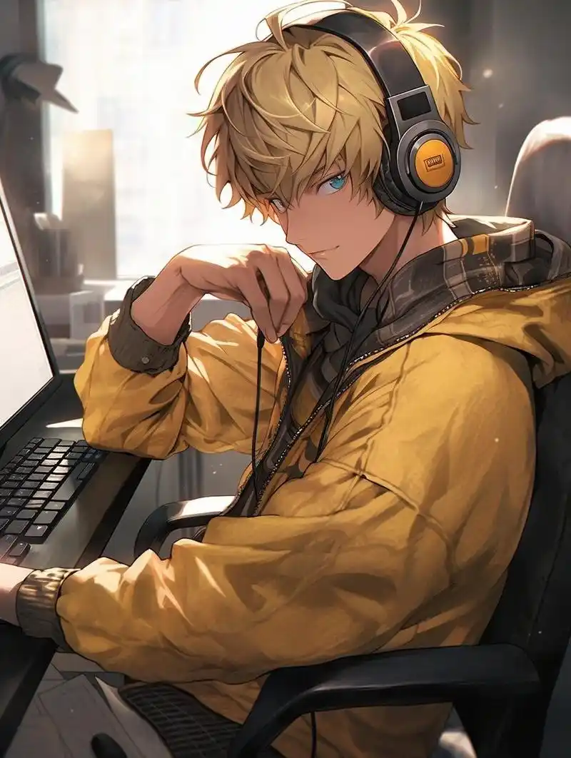 带你上分 | 动漫男生头像壁纸插画素材 #男生头像# #动漫帅哥# #电竞