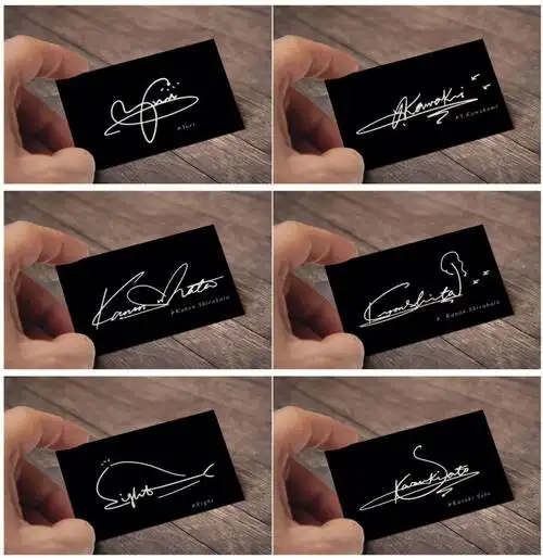 不同风格个性签名卡通签名定制系列丨可爱系