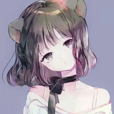 卡通头像女生高冷短发2019最新版本虚度光阴却还安于现状