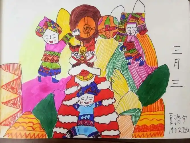 情满八桂画意壮乡三月三主题绘画比赛评选结果出炉啦