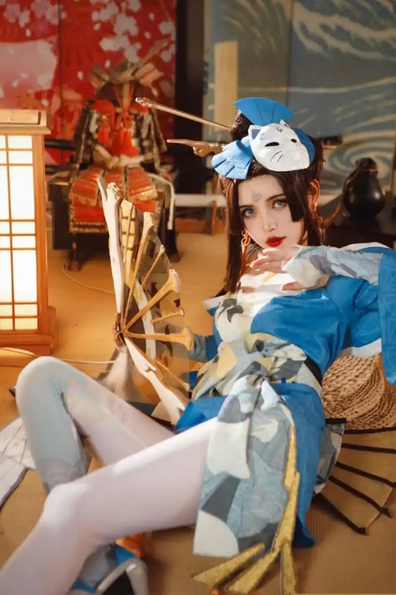 国民初恋不知火舞cos:白纱完美包裹肉腿