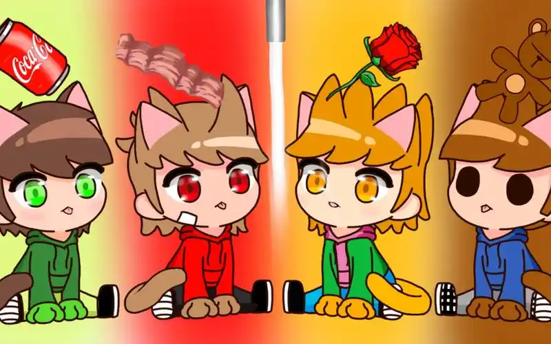 【eddsworld】为了喝到牛奶而跳舞的四人