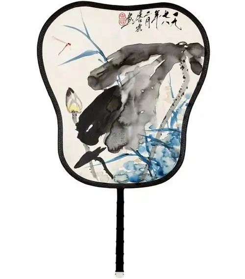 【精选国画荷花系列八】扇面荷花·团扇篇