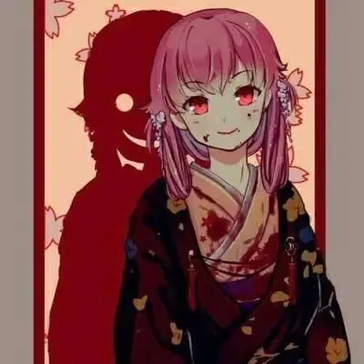 女生动漫二次元流血了