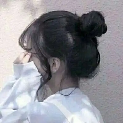 丸子头女生头像 丸子头背影图片大全集_qq女生头像_找个性网