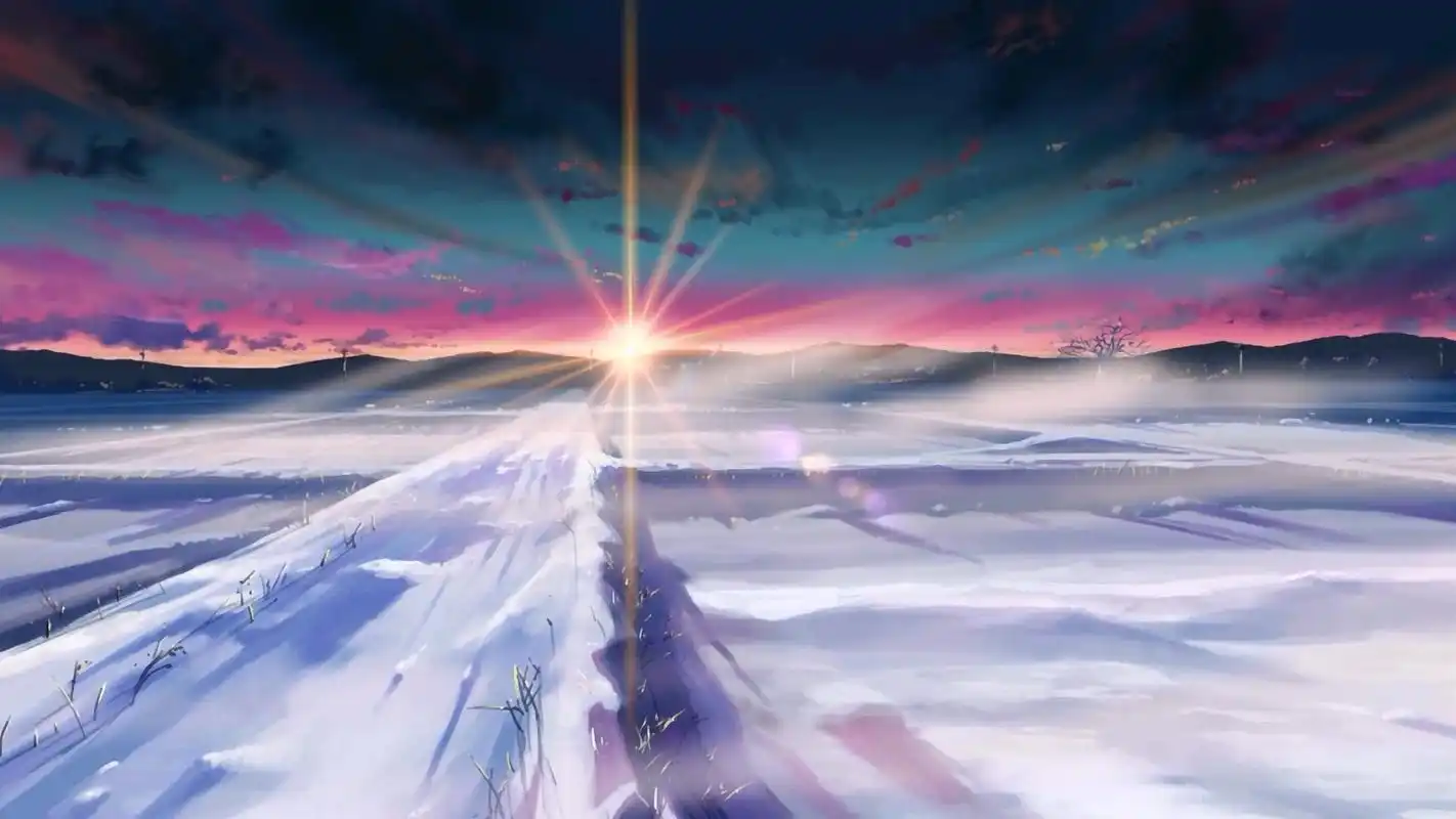 新海诚动漫《秒速五厘米》唯美图片桌面壁纸