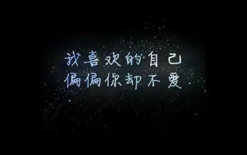 我只需要一个不会放弃我的人