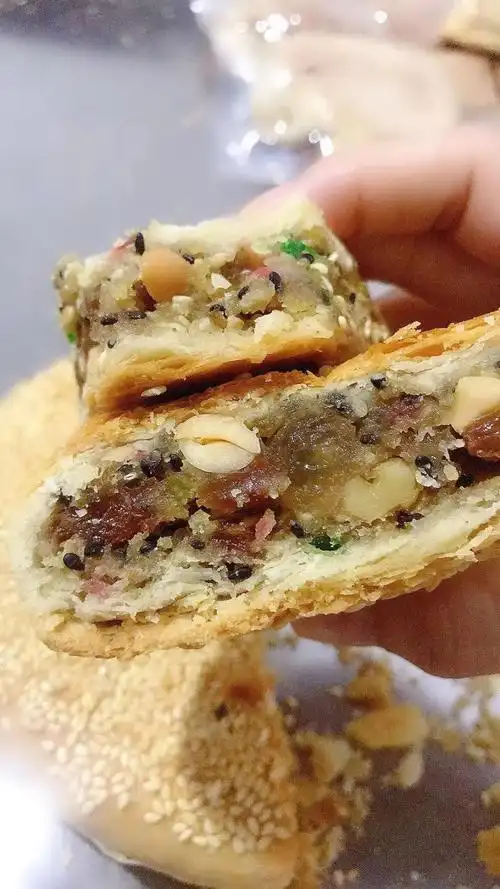 福建特产福州手工大礼饼肉饼传统月饼 现做 福清喜饼礼饼2斤 八宝肥膘