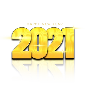 2021立体金色艺术字