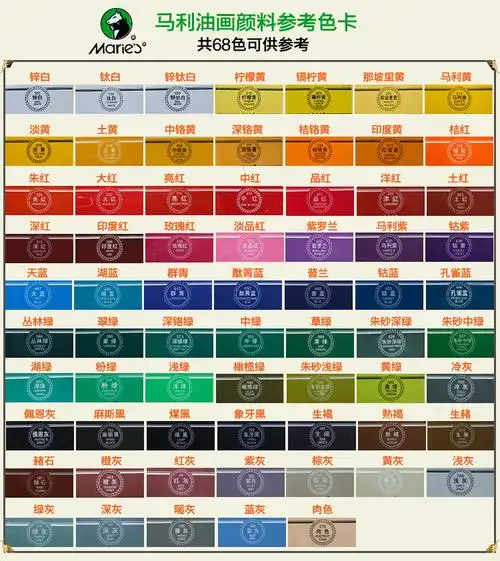 正品马利 170ml 单支油画颜料 艺术创作专用油画颜料 0-1170