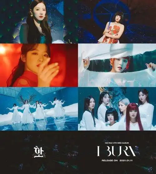 [星闻](g)i-dle的《火花》mv第二轮预告公开,无法移开视线的投入感