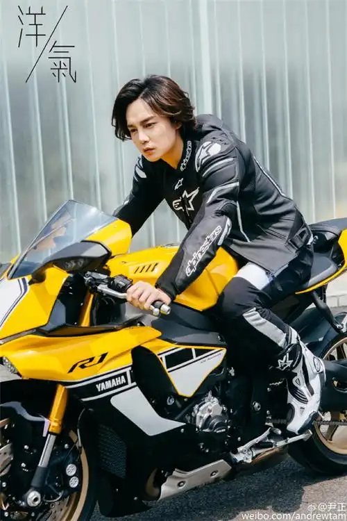 一剪梅袁华骑yzf-r1 变身霸气老司机_摩托车之家_人物_摩信网