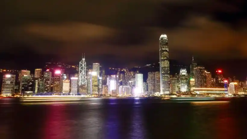 香港维多利亚港城市风景图片 - 第2张