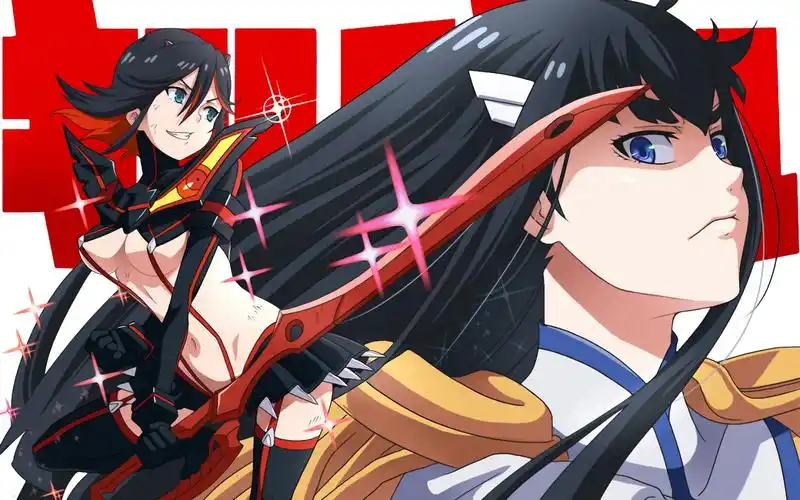 英勇少女 斩服少女动漫电脑壁纸