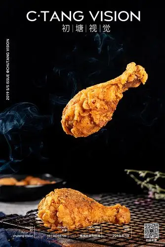 美食摄影#炸鸡腿拍摄