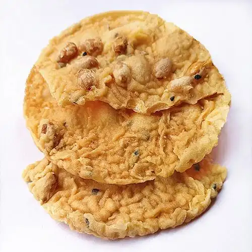 9折客家铜勺饼500g装黄豆铜勺饼酥油辣月亮巴大牛耳公梅州特产美食