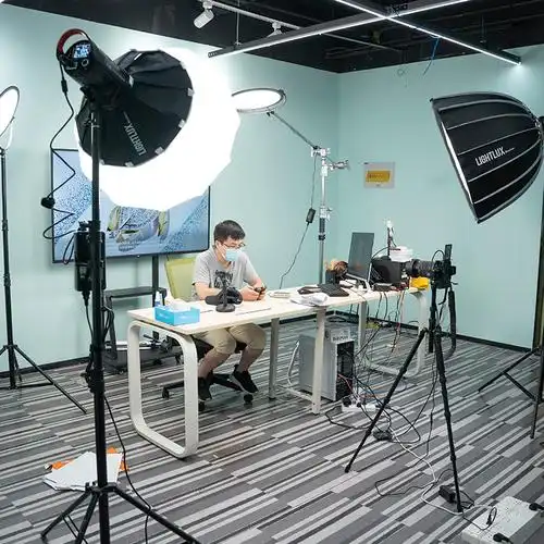 直播间鑫威森方案摄像摄影led电视台台电导播组合影室灯