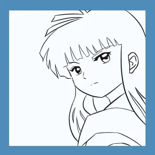 昨天画好的犬夜叉,不小心误删了,今天上午上传了,想想还是想补一张