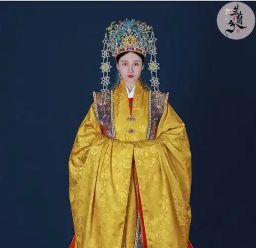 若兰兮 明制汉服 皇后礼服黄色大衫