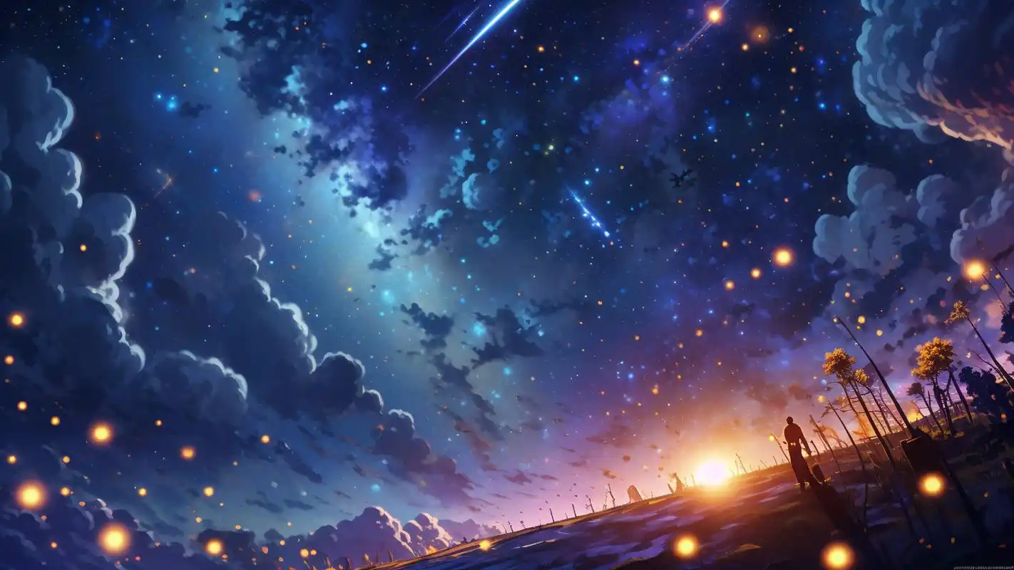 904k超高清二次元星空壁纸,梦幻至极!