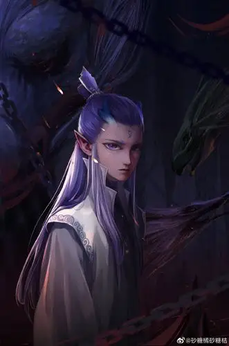 哪吒之魔童降世敖丙画师:砂糖橘沙糖桔