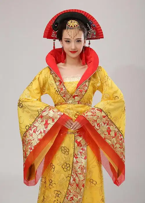 古装汉服服装贵妃唐朝皇后仙女演出服舞台服写真唐装