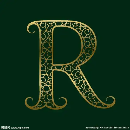 矢量金属花纹字体图片