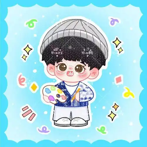 王俊凯q版无偿约稿饭圈美工客单立牌