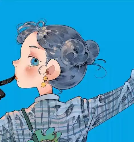 手绘插画系列个性头像